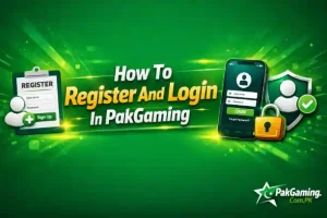 How to Easy Register & Login Account in Pak Gaming