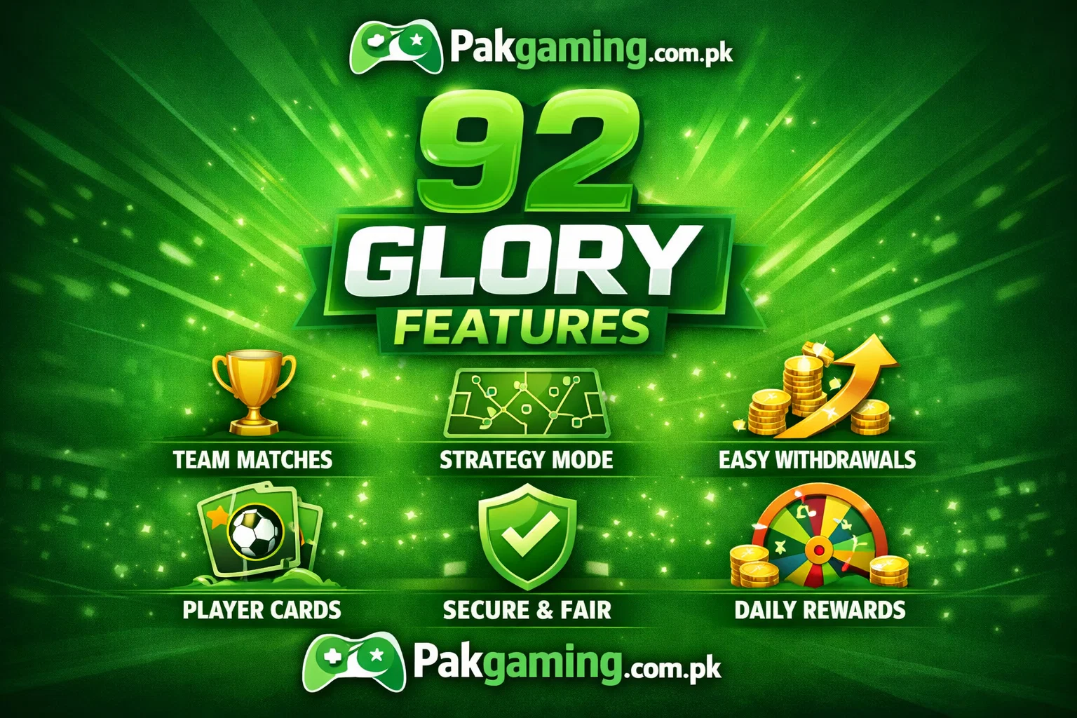 92 GLORY features